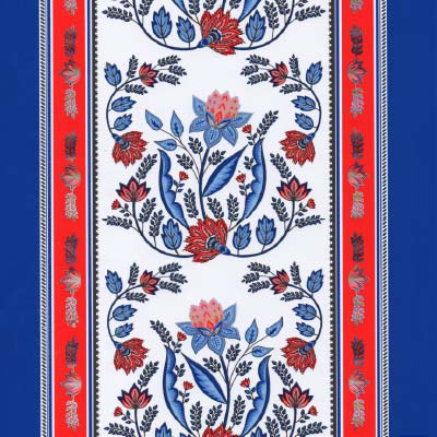 TR 2052 Batik Flower Red
